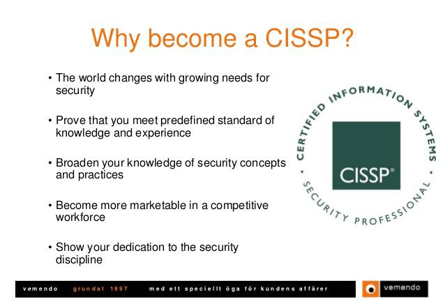why become CISSP?
